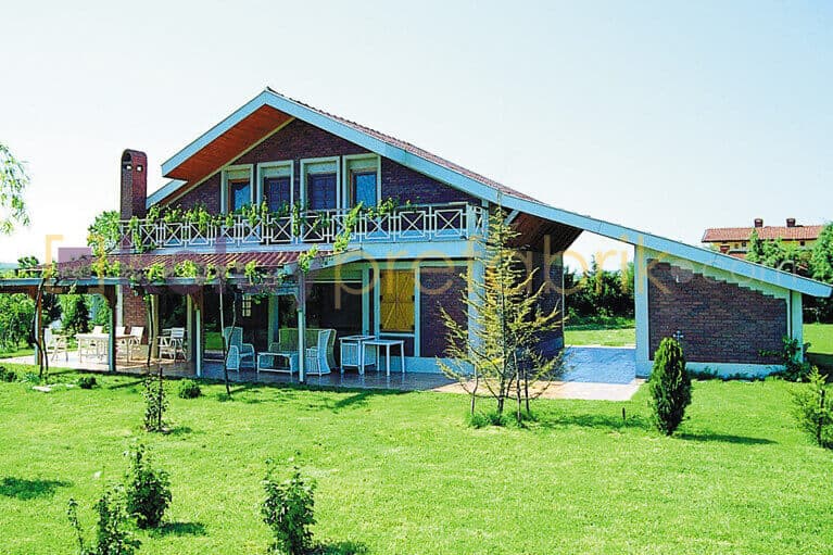 İki Katlı Dubleks Prefabrik Ev, (4+1)