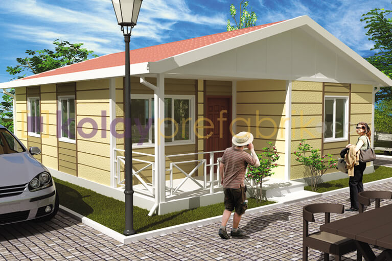 Tek Katlı Prefabrik Ev, 2+1